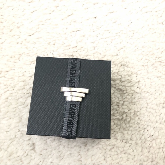 Emporio Armani Small jewelry magnetic box with pouch,booklet & insert box - Picture 2 of 8